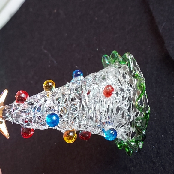 4pc Lot, Vtg. Blown Glass Christmas Trees - Picture 7 of 7